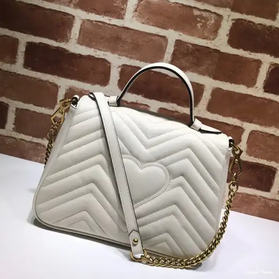 Hyper Peter Small Handle Top Bag GG Marmont GUCCI 0521